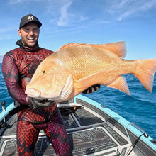 Load image into Gallery viewer, Red emperor shot with roller speargun