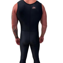 Load image into Gallery viewer, Aimrite black stinger suit back view without stinger suit top