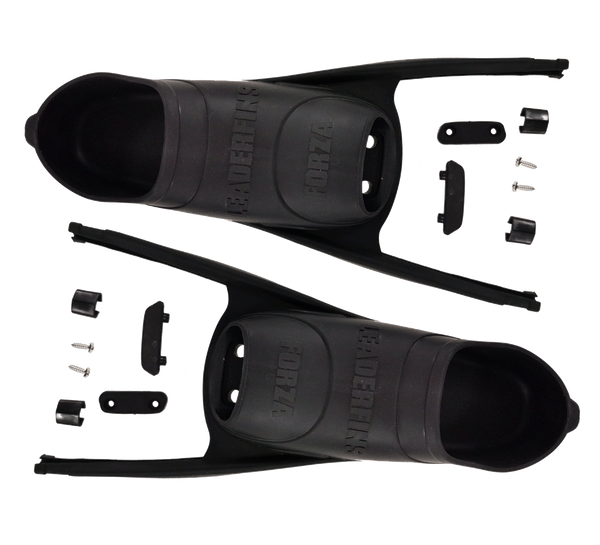 black leaderfin footpockets