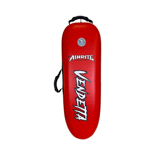 aimrite bluewater float red, full front view