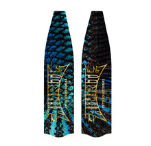 Load image into Gallery viewer, Freediving and spearfishing fins, (tusky) back angle
