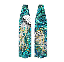 Load image into Gallery viewer, Freediving and spearfishing fins, (Jelly fish) back angle
