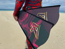 Load image into Gallery viewer, Premium Carbon Fiber Fin Blades - Maroon Octopus
