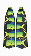 Load image into Gallery viewer, Premium Carbon Fiber Fin Blades - Mahi Mahi
