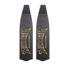 Load image into Gallery viewer, Premium Carbon Fiber Fin Blades - Gold Logo

