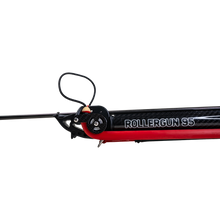 Load image into Gallery viewer, Envy roller speargun close up side view of muzzle
