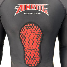 Load image into Gallery viewer, Aimrite black stinger suit close up front view
