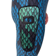 Load image into Gallery viewer, Aimrite Stinger Suit for Spearfishing - Blue/Green Dragonscale
