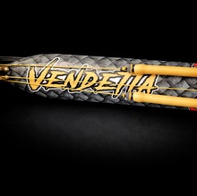 Load image into Gallery viewer, close up of colour customised Aimrite speargun grey and gold
