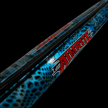 Load image into Gallery viewer, close up of colour customised Aimrite speargun blue and grey
