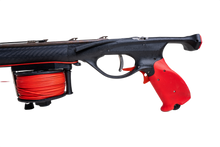 Load image into Gallery viewer, Aimrite Vengeance roller speargun close up side view of handle
