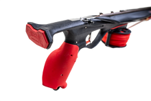 Load image into Gallery viewer, Aimrite Vengeance roller speargun close up back/side angle view of handle
