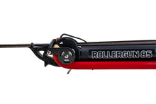 Load image into Gallery viewer, Aimrite Vengeance roller speargun close up side view or muzzle
