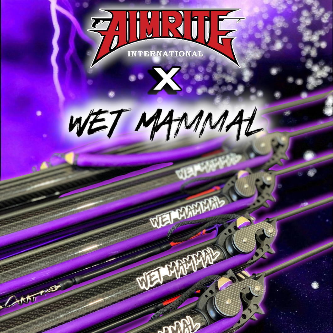 Aimrite International Wet Mammal 2025 Roller Series with purple and black design on a dark background