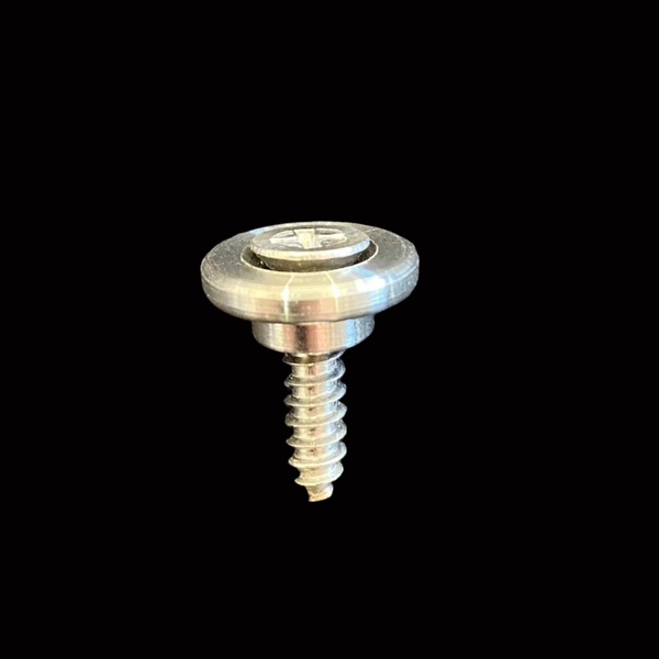 Line anchor for roller speargun bands, off barrel view
